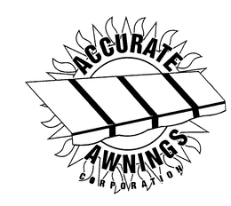 ACCURATE AWNINGS CORPORATION trademark