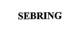 SEBRING trademark