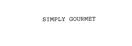 SIMPLY GOURMET trademark
