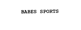 BABES SPORTS trademark