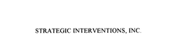 STRATEGIC INTERVENTIONS, INC. trademark