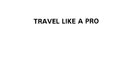 TRAVEL LIKE A PRO trademark