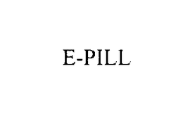 E-PILL trademark