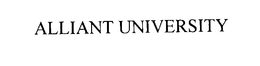 ALLIANT UNIVERSITY trademark