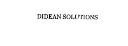 DIDEAN SOLUTIONS trademark