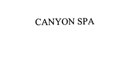 CANYON SPA trademark