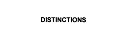 DISTINCTIONS trademark