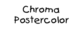 CHROMA POSTERCOLOR trademark