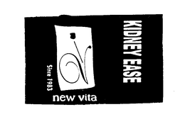 KIDNEY EASE NEW VITA SINCE 1983 trademark