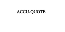 ACCU-QUOTE trademark