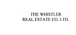 THE WHISTLER REAL ESTATE CO. LTD. trademark