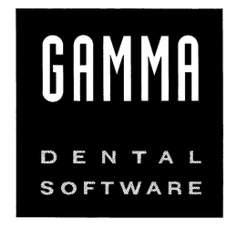 GAMMA DENTAL SOFTWARE trademark