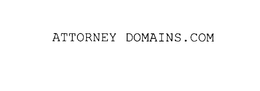 ATTORNEY DOMAINS.COM trademark