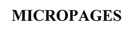 MICROPAGES trademark