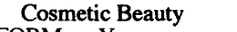 COSMETIC BEAUTY trademark