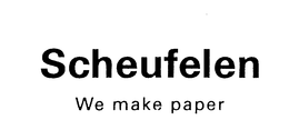 SCHEUFELEN WE MAKE PAPER trademark