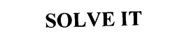 SOLVE IT trademark