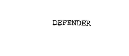 DEFENDER trademark