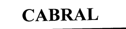 CABRAL trademark