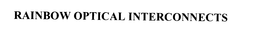 RAINBOW OPTICAL INTERCONNECTS trademark