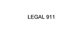 LEGAL 911 trademark