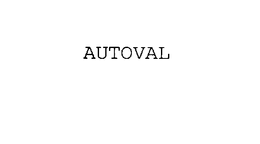 AUTOVAL trademark