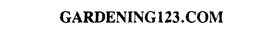 GARDENING123.COM trademark