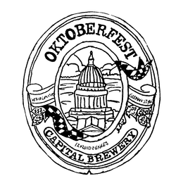 OKTOBERFEST CAPITAL BREWERY WISCONSIN BEER GERMAN STYLE 12 FLUID OUNCES trademark