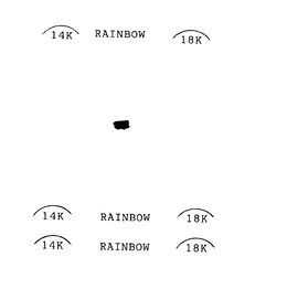 14K RAINBOW trademark