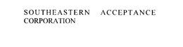 SOUTHEASTERN ACCEPTANCE CORPORATION trademark