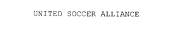 UNITED SOCCER ALLIANCE trademark