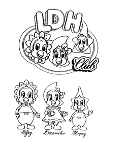 LDH CLUB LIFEY, DREAMIKO, HOPEY trademark