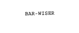 BAR-WISER trademark