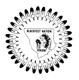 BLACKFEET NATION PIKUNI trademark