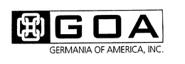 GOA GERMANIA OF AMERICA, INC. trademark