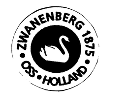 ZWANENBERG 1875 OSS HOLLAND trademark