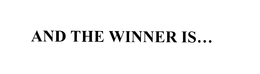 AND THE WINNER IS... trademark