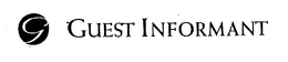 G GUEST INFORMANT trademark
