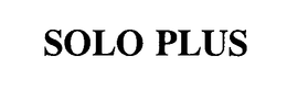 SOLO PLUS trademark