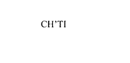 CH'TI trademark