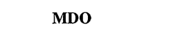MDO trademark