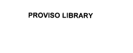 PROVISO LIBRARY trademark