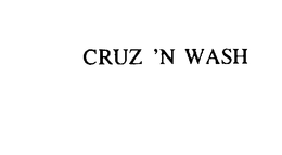 CRUZ 'N WASH trademark