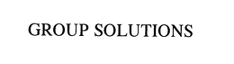 GROUP SOLUTIONS trademark
