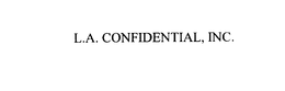 L.A. CONFIDENTIAL, INC. trademark