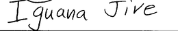 IGUANA JIVE trademark