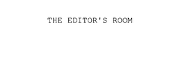 THE EDITOR'S ROOM trademark
