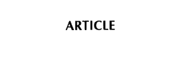 ARTICLE trademark
