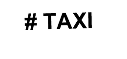 #TAXI trademark