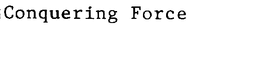 CONQUERING FORCE trademark